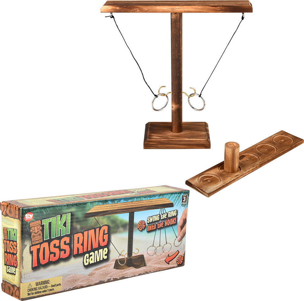 10" Tiki Toss Wooden Tabletop Game