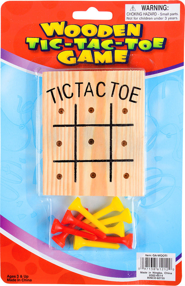 Wooden Tic-tac-toe Game