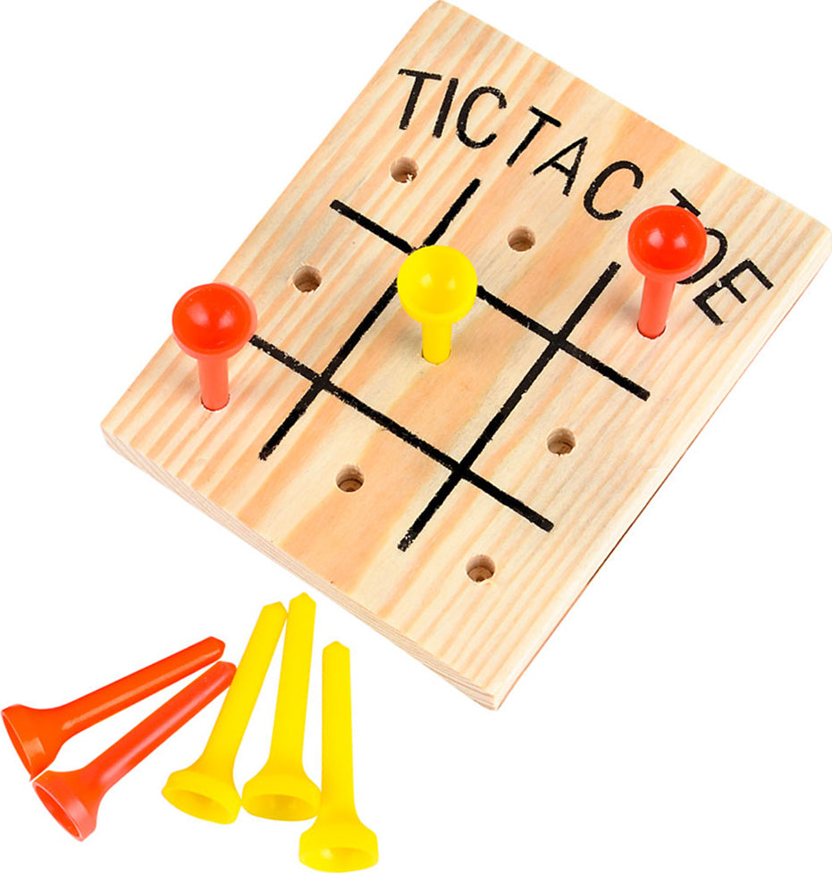 Wooden Tic-tac-toe Game