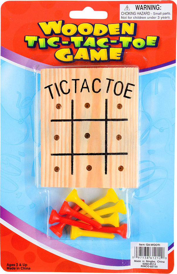 Wooden Tic-tac-toe Game