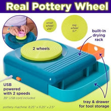 Neon Glow Pottery Studio