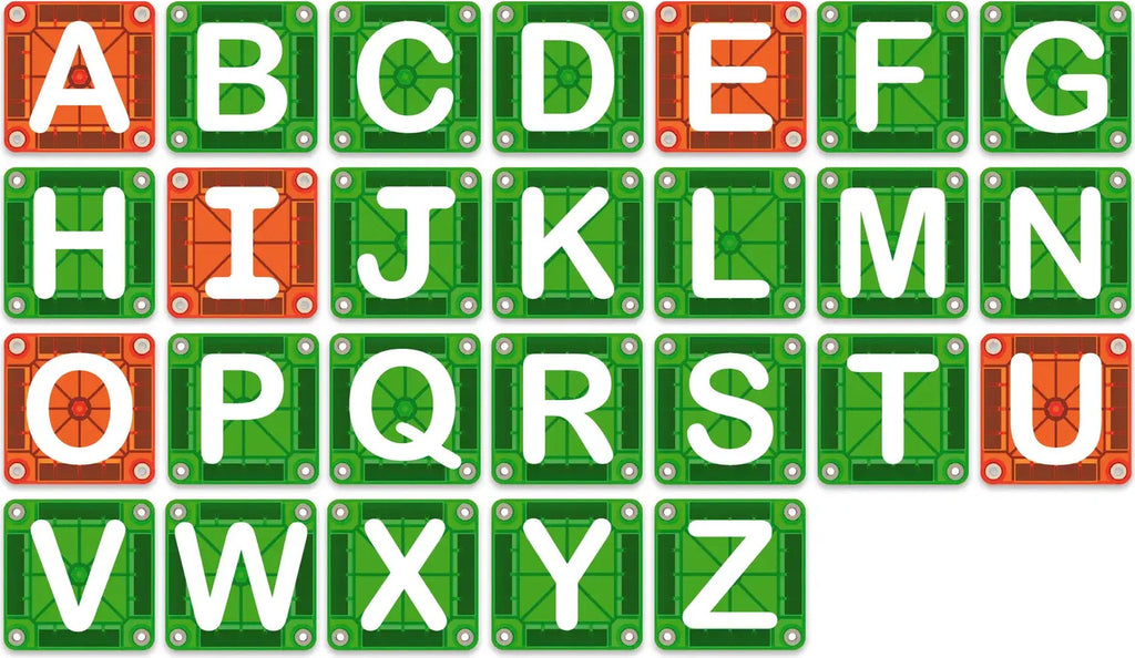 Magna Tiles microMAGS LEARN Letters